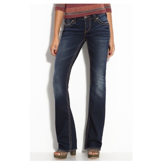 Silver Jeans Co | Aiko Bootcut Jeans Size‎ W 26/L 31 embroidered - Picture 3 of 16